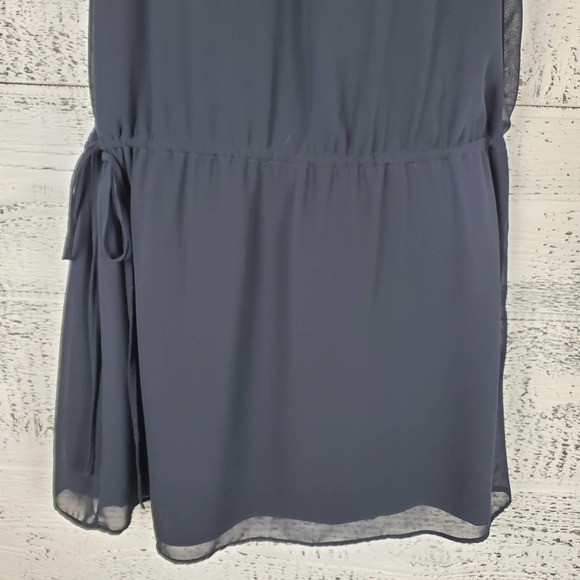 Zara Trafaluc Halter Tie Waist Mini Dress Women’s Size M Minimalist Grunge Chic - Picture 3 of 10